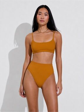Left On Friday | Hi Hi Bottom 24 Karat (Golden Mustard) - Size XS